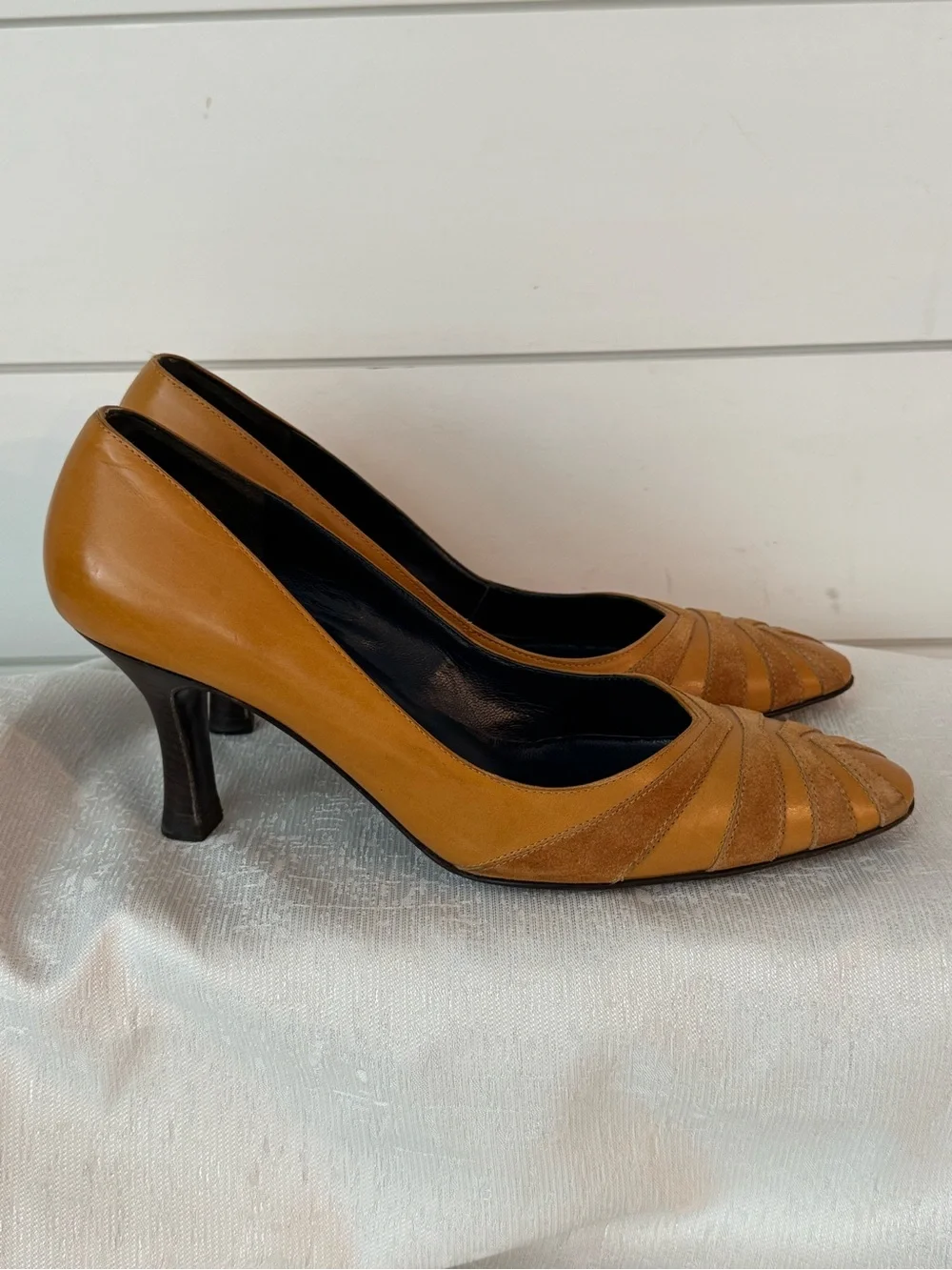 Fratelli Rossetti - Vintage Leather heals camel color